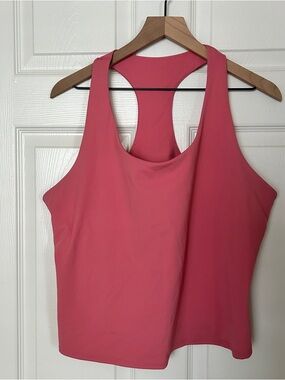 Old Navy Pink Long Line Racerback Sports Bra Size XXL